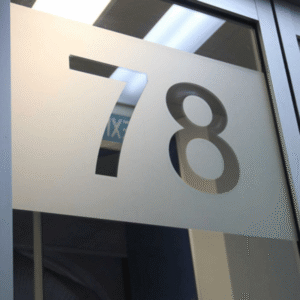 Reverse Cut Frosted Stickers