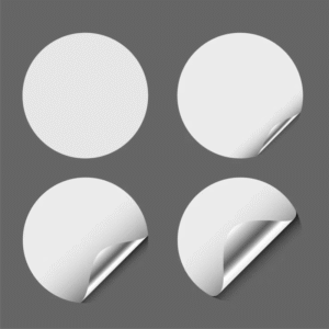 PVC Stickers (White)